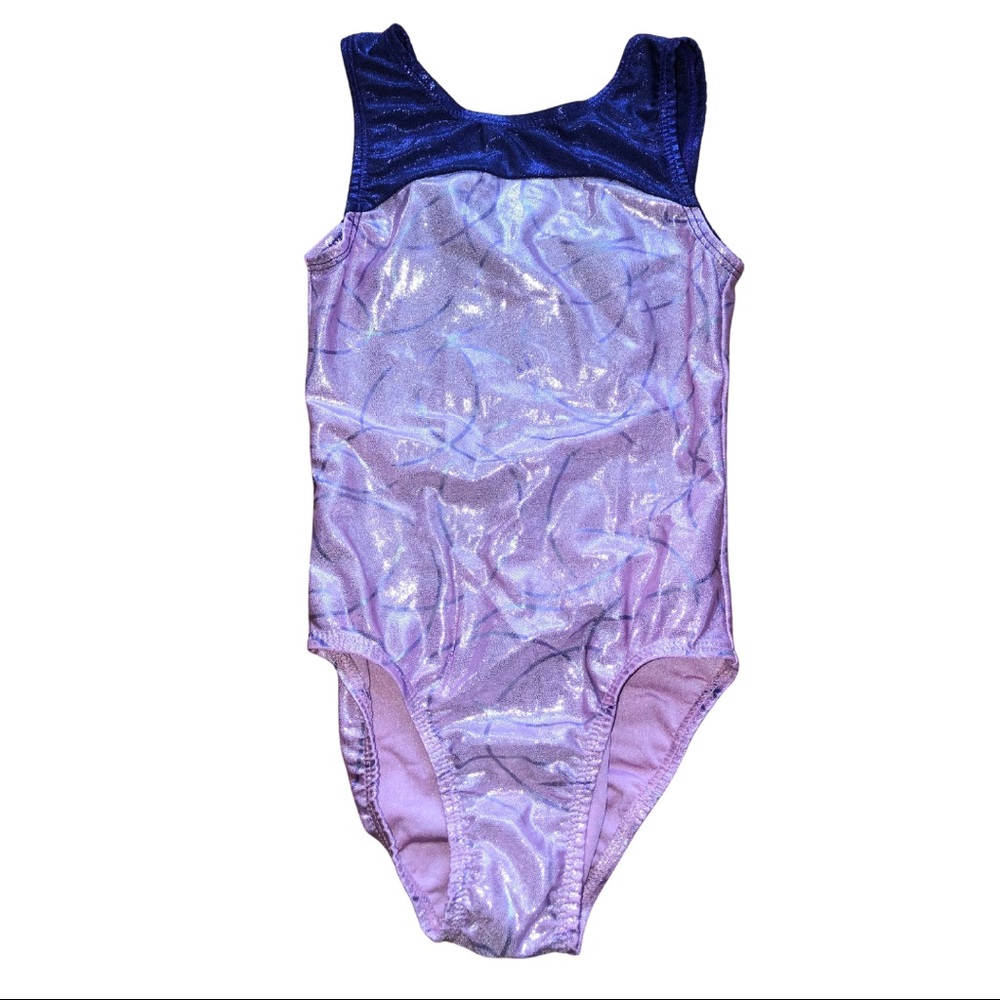 Pink & Purple Girls Leotard by Pelle -Size M